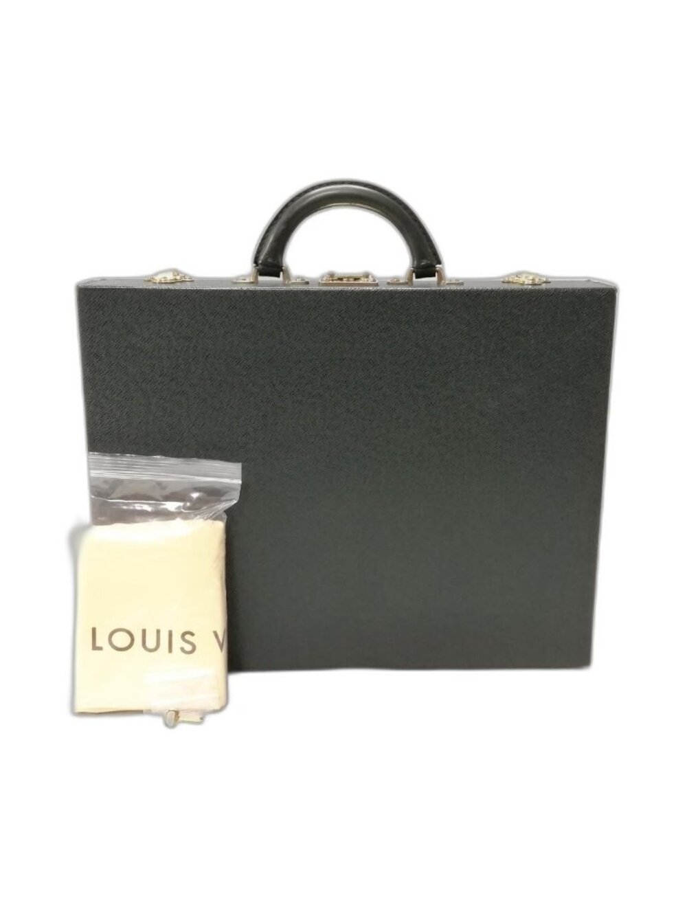 Louis Vuitton Trunk Case Attache Vintage Green